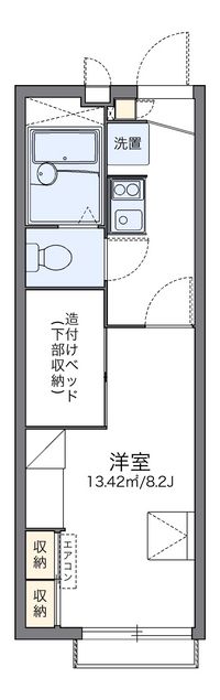 レオパレスソルヴェーグ 間取り図