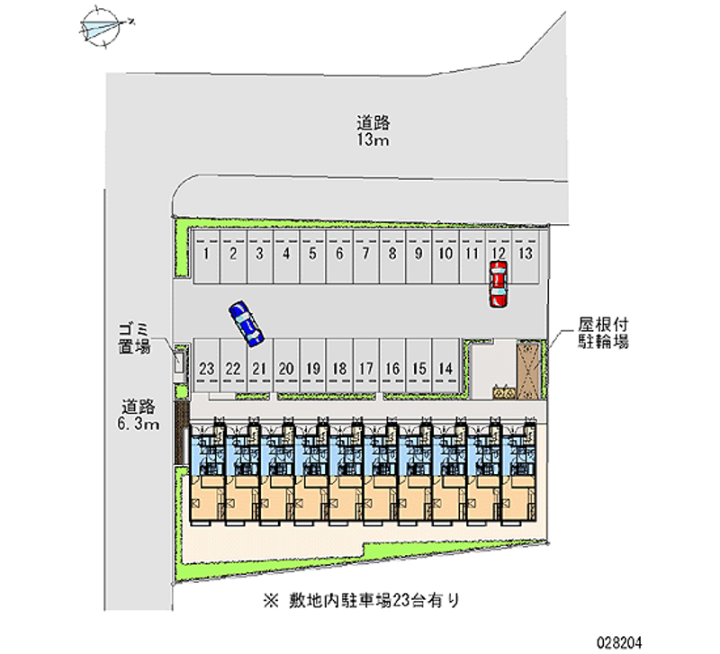 28204月租停车场