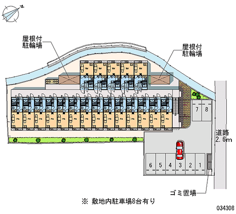 レオパレス一里木 月極駐車場