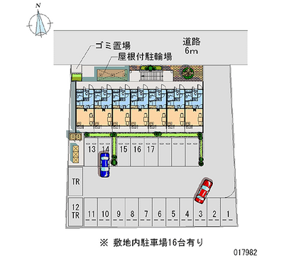 レオパレスアルコバレーノ 月極駐車場