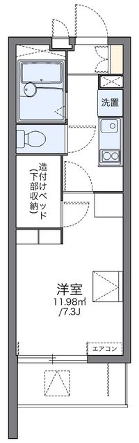 レオパレスウィンヒル 間取り図