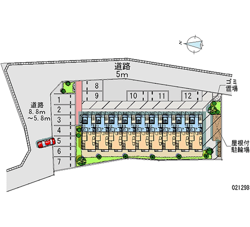 21298 Monthly parking lot