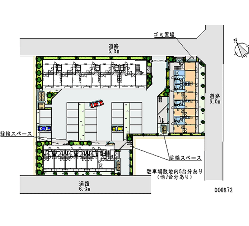 レオパレス城北Ｂ 月極駐車場