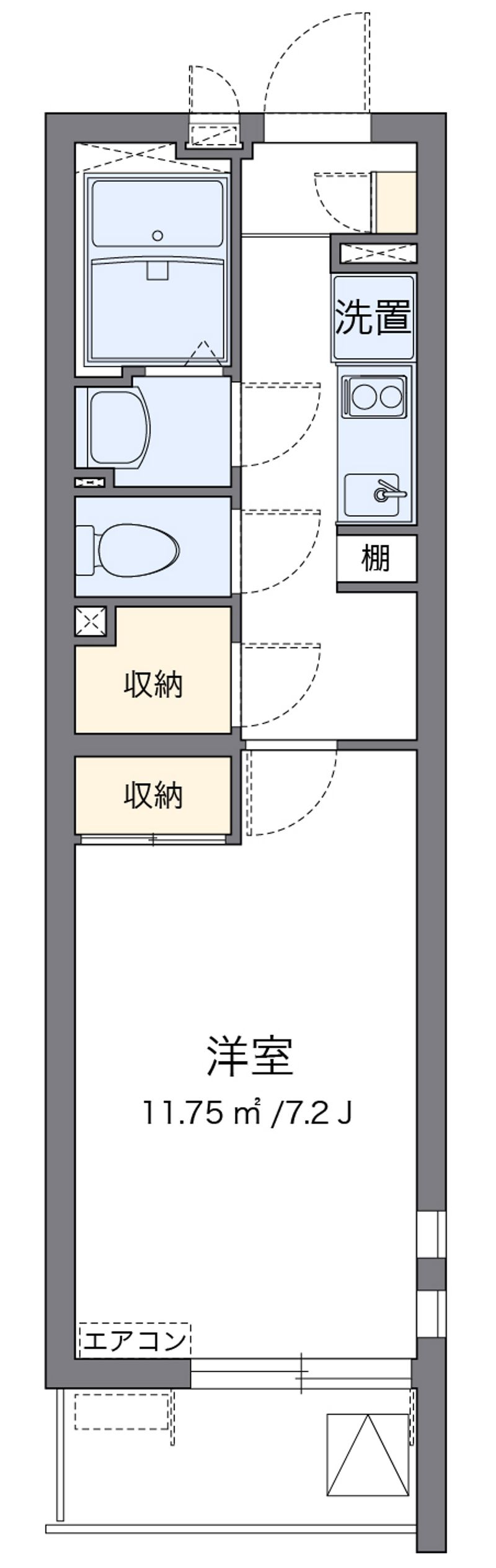 クレイノ港北Ⅱ 間取図