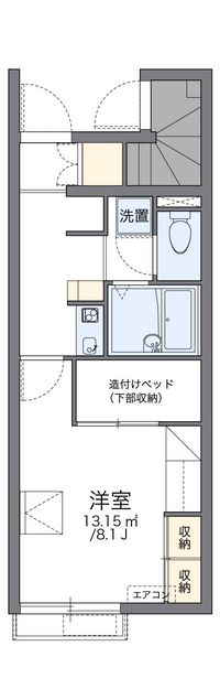 レオパレスＷｅｓｔＳｉｄｅＢＢ 間取り図