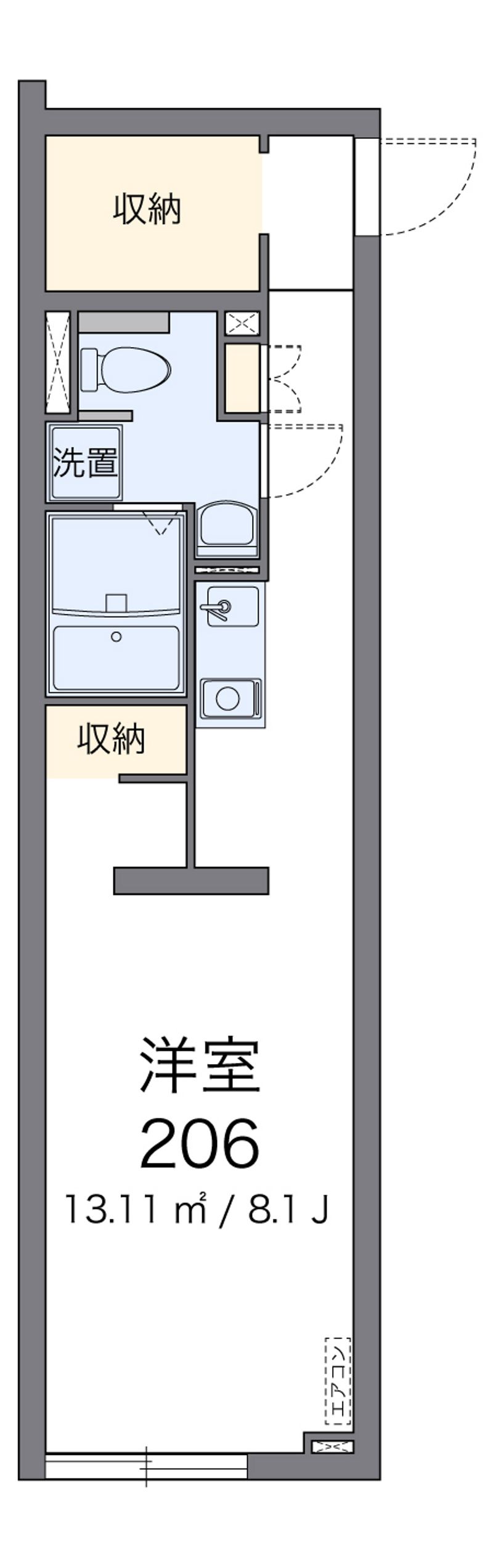 アルクアリビオ 間取図
