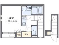 クレイノハイツ　フローラ 間取り図