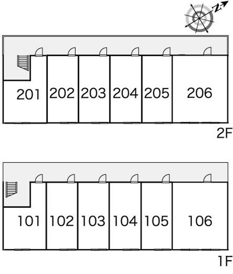レオパレスＴ＆Ｓ 間取配置図