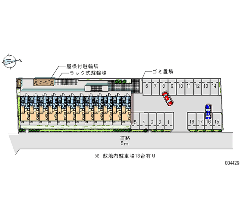 レオパレスＫＡＳＨＩＷＡ 月極駐車場