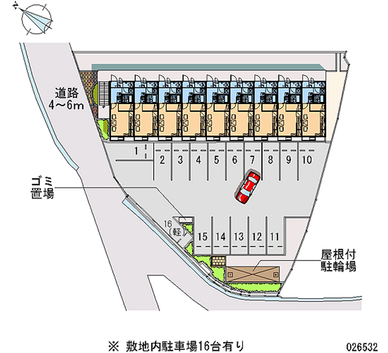 26532 Monthly parking lot