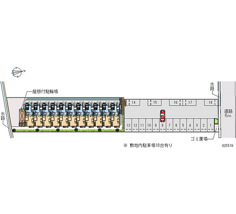 25519 bãi đậu xe hàng tháng