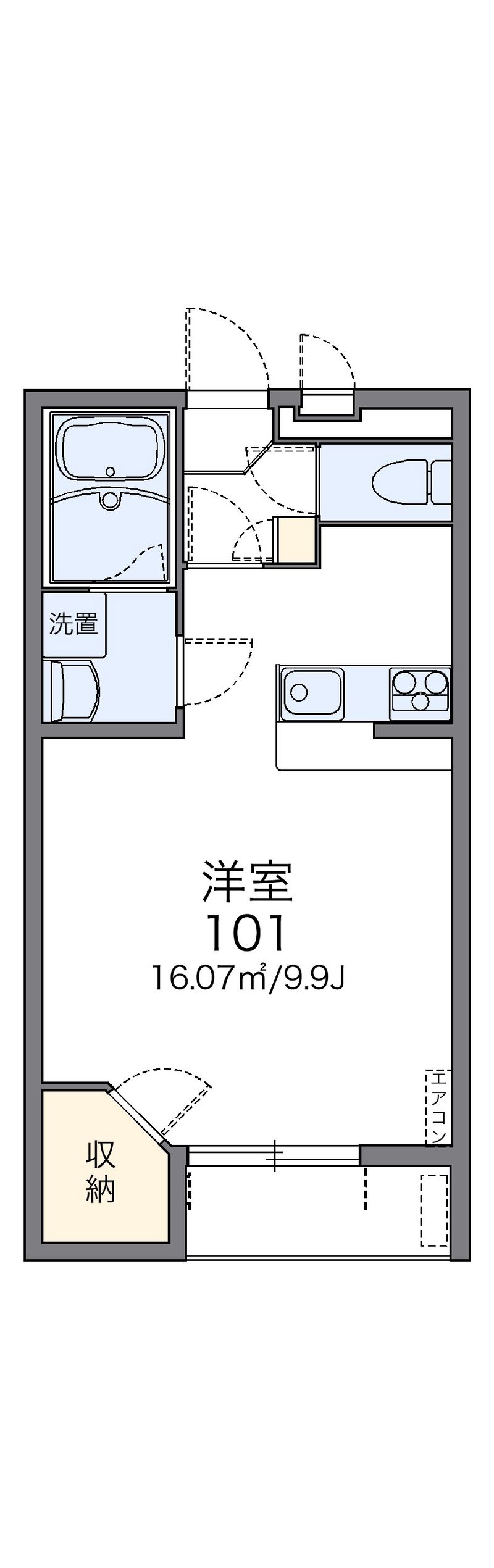 レオネクストラモ　フェリチタ 間取図
