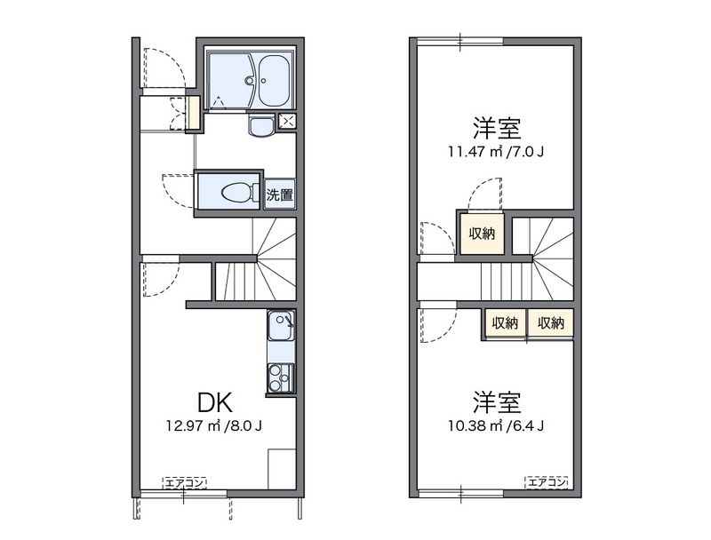 レオパレスＳＡＫＡＥⅡ 間取図