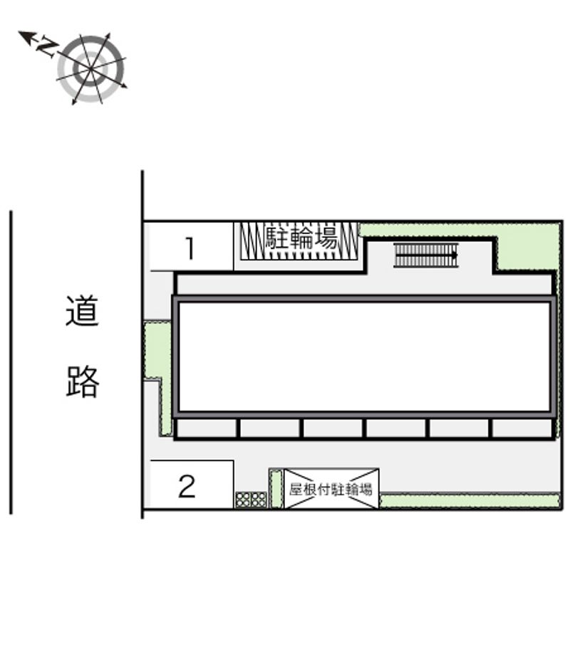 レオパレスＳｕｃｃｅｓｓ 配置図