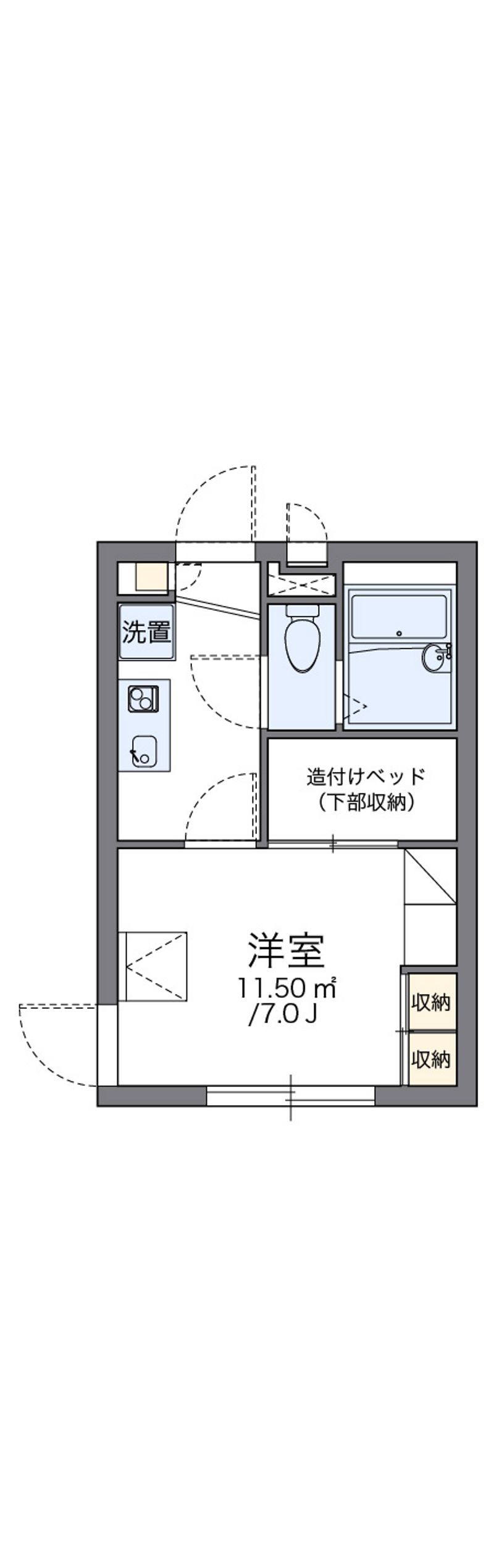 レオパレスカンナ 間取り