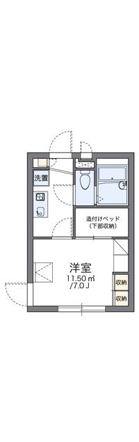 レオパレスカンナ 間取り図