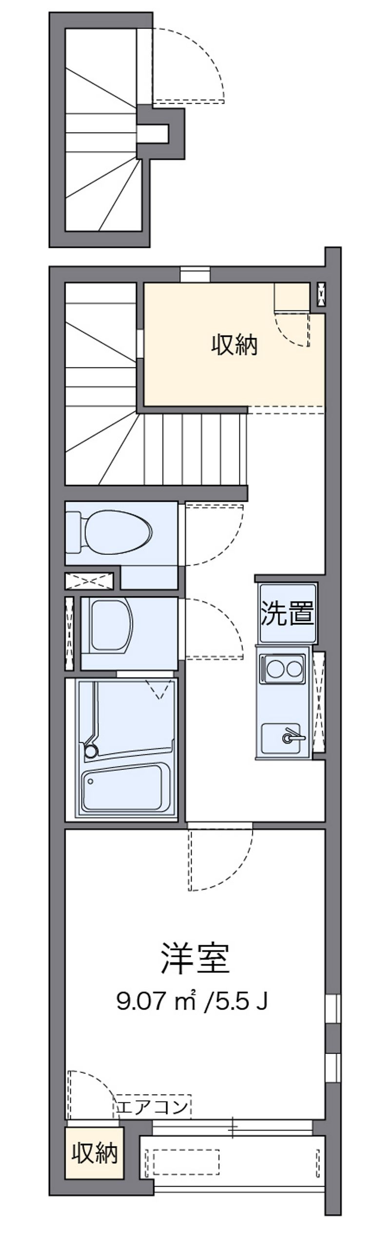 クレイノセフィーロ籠池 間取図