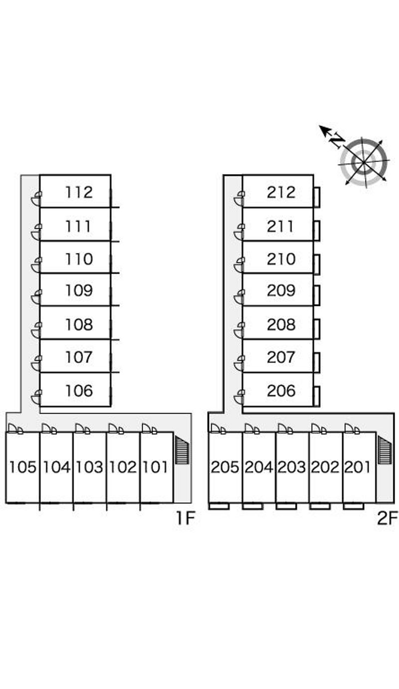 レオパレスＦｉｔ　Ｏｎｅ 間取り配置図
