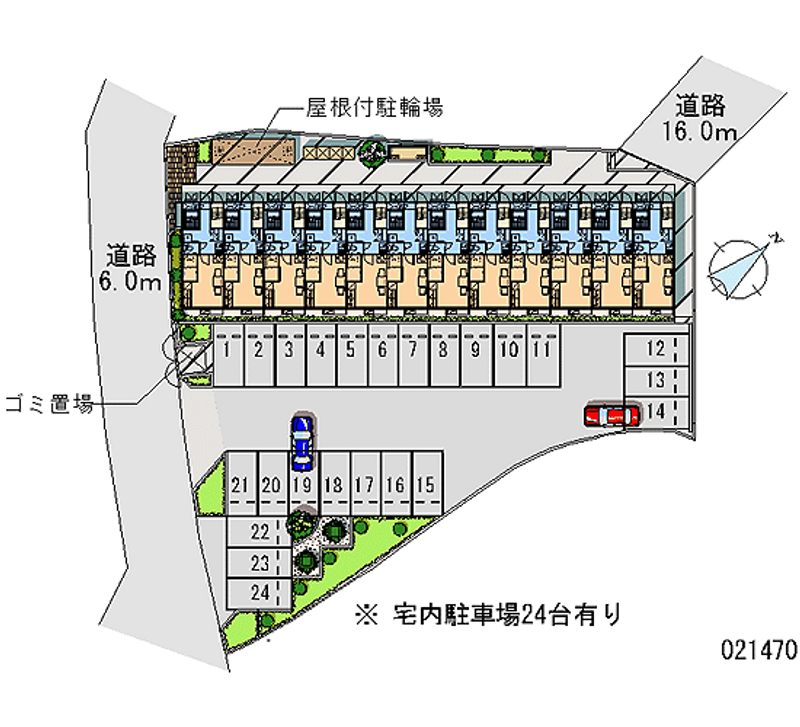 21470 Monthly parking lot