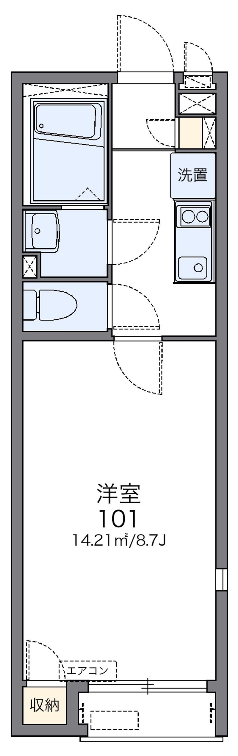 レオネクストヨセミテ 間取図