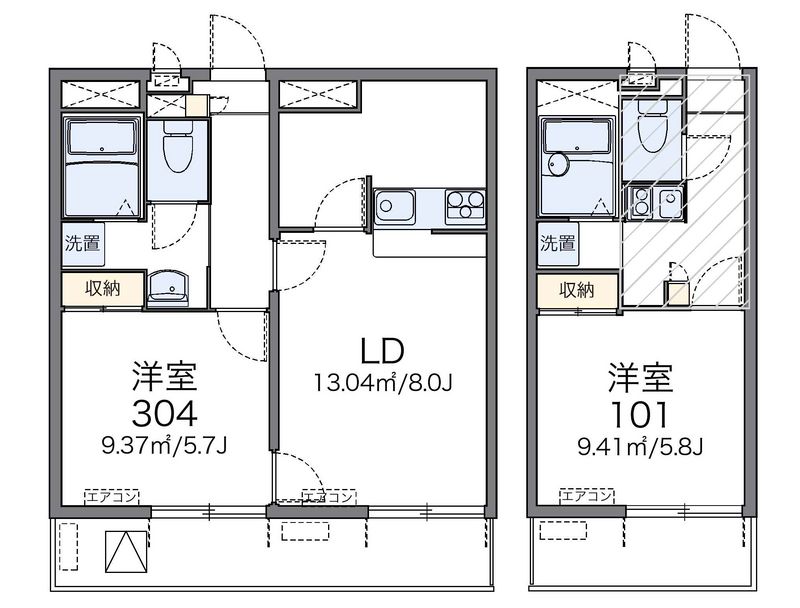 レオパレスＬＵＮＡ　ＰＩＥＮＡ 間取図