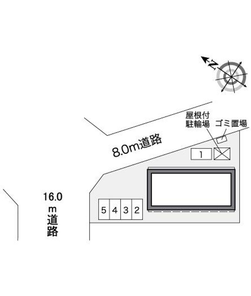 レオパレスジュネス 配置図