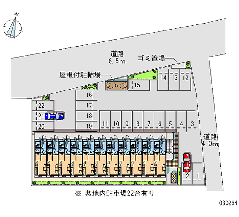 レオパレス明和 月極駐車場