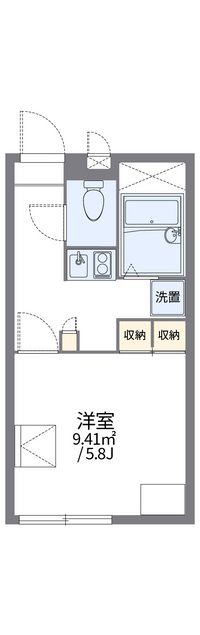 レオパレス長左衛門Ⅱ 間取り図