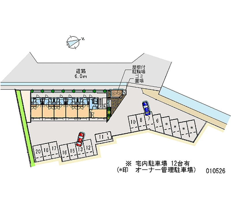 レオパレス鏡島 月極駐車場