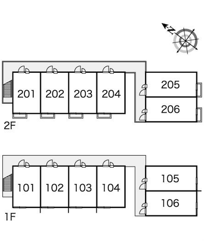 leopalace Katsuragi Floor plan layout diagram