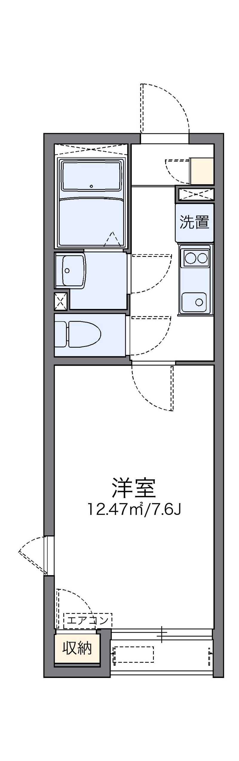 レオネクストシャルム桃山 間取図