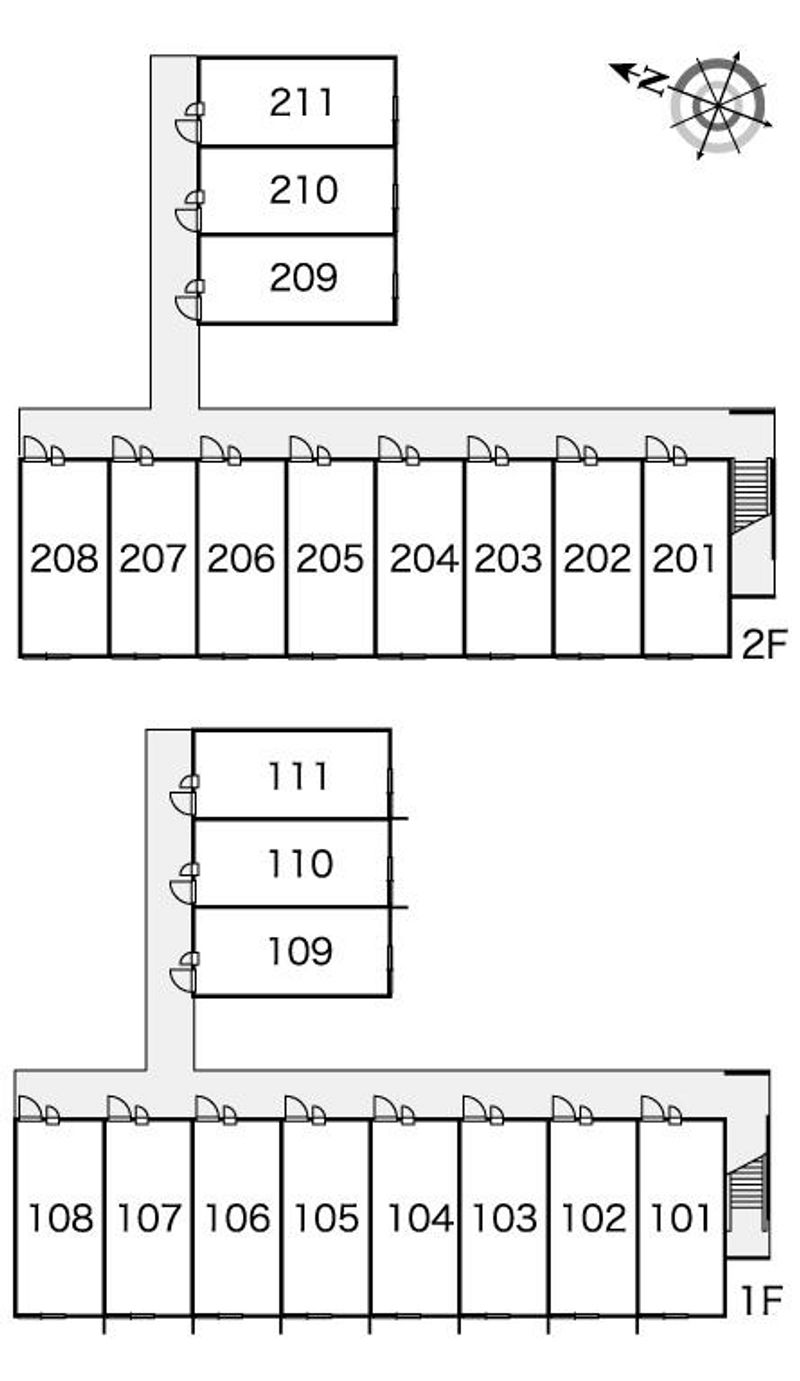 レオパレスＢＥＬＩＺ 間取配置図
