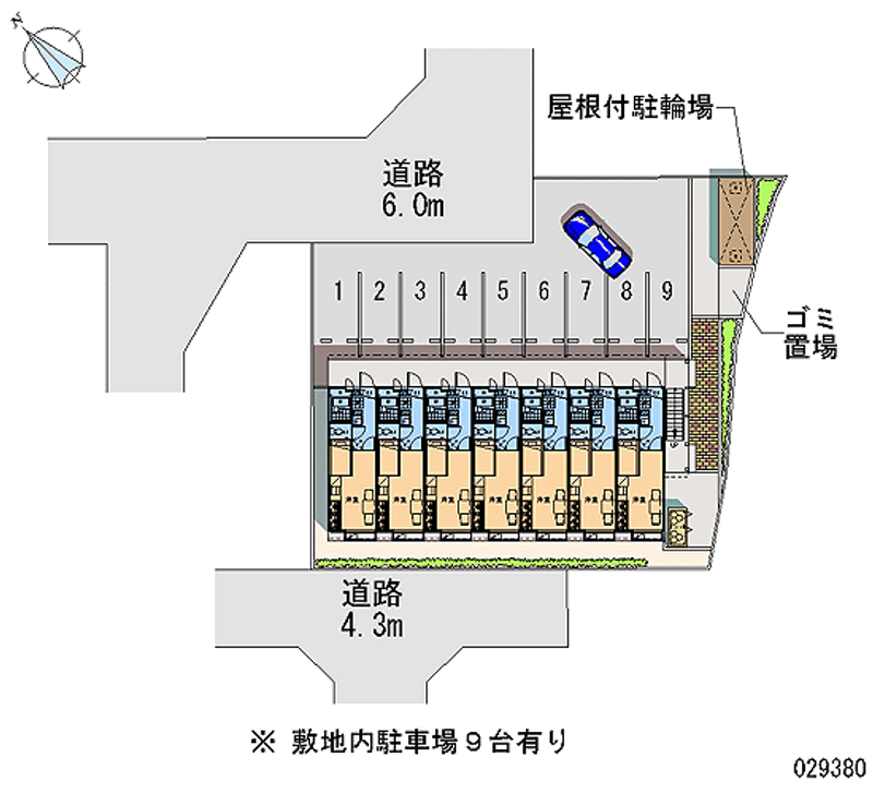 レオパレスＹＫ 月極駐車場