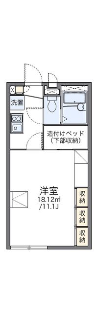 レオパレス広貴Ｂ 間取図