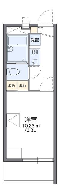 レオパレスサニーコート 間取り図