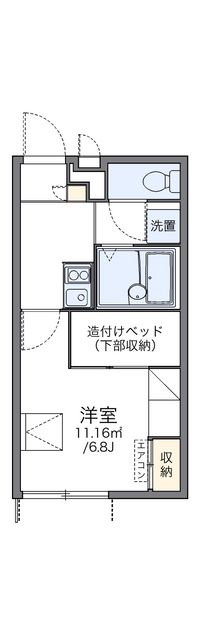 レオパレス暖家 間取り図