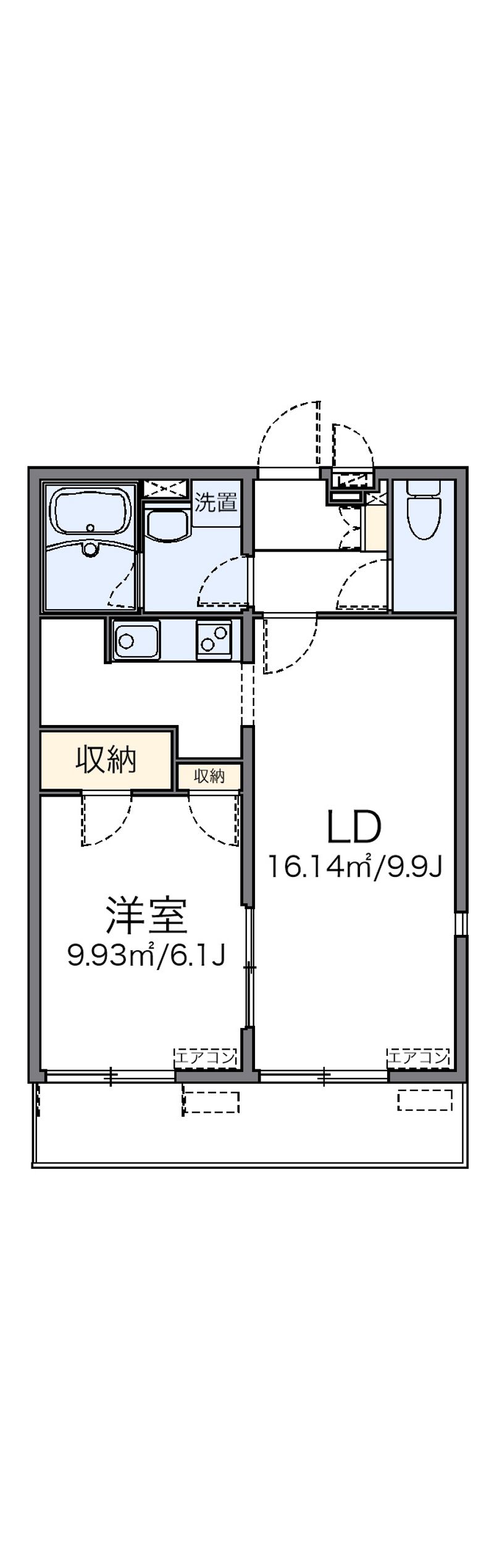 レオネクストゆずの木 間取図