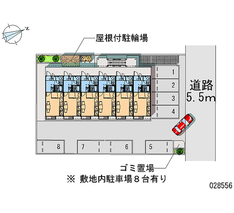 28556 Monthly parking lot