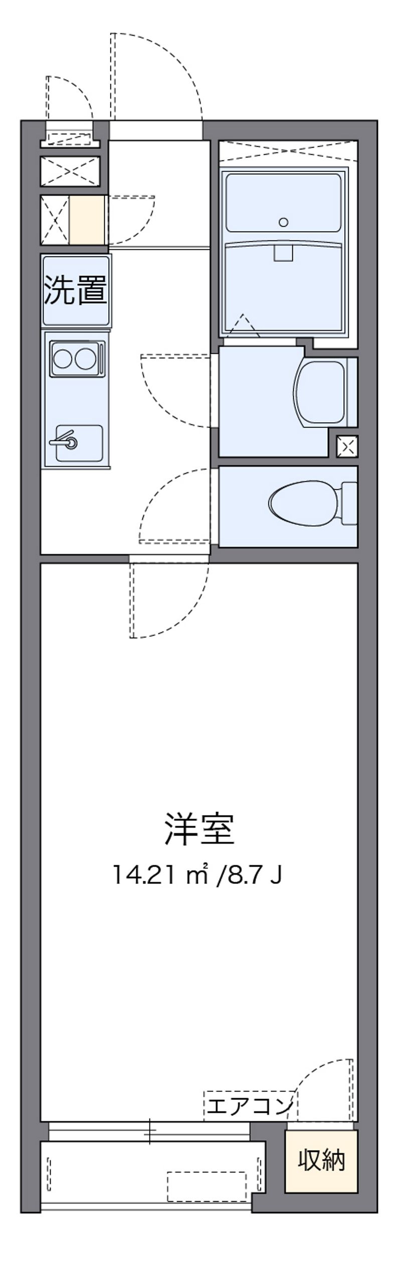 クレイノフィークス 間取図