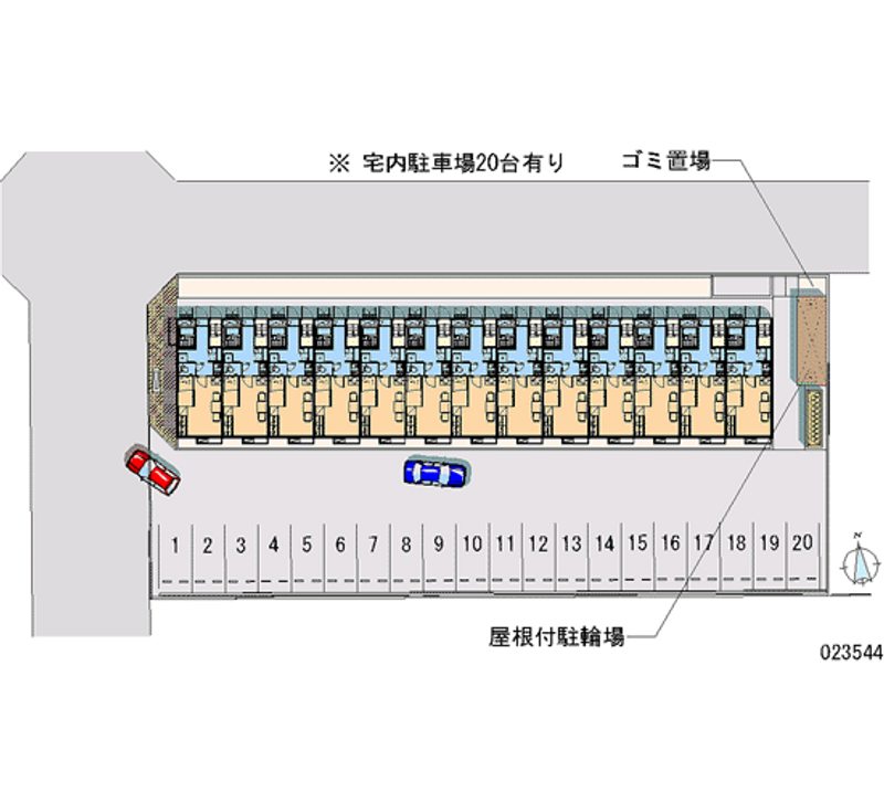 23544 bãi đậu xe hàng tháng