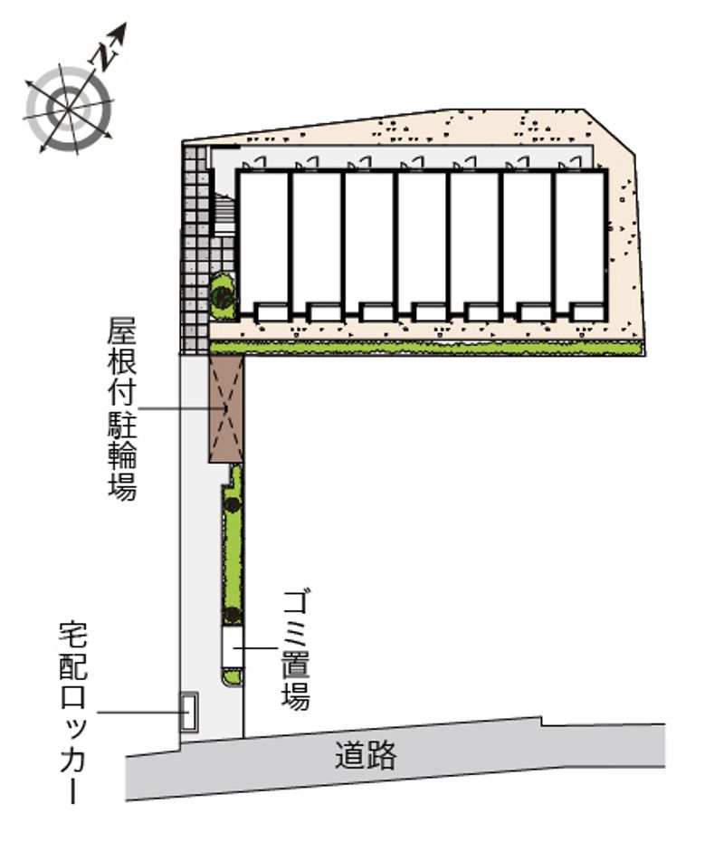 レオネクスト稲田 配置図