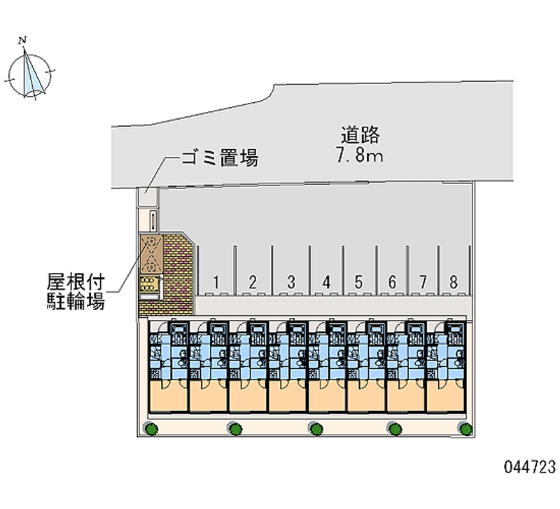 レオネクストとれふる 月極駐車場