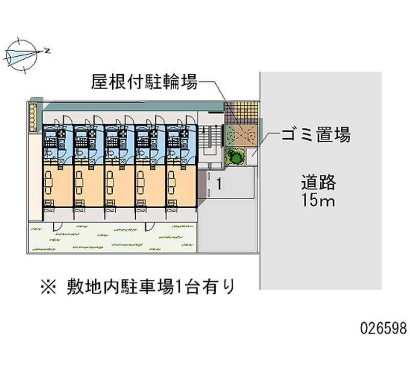 26598 bãi đậu xe hàng tháng