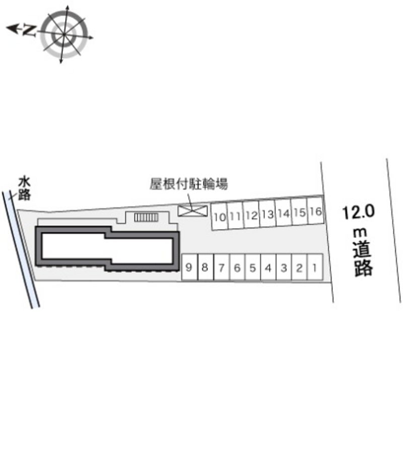 レオパレスフォンターナ 駐車場