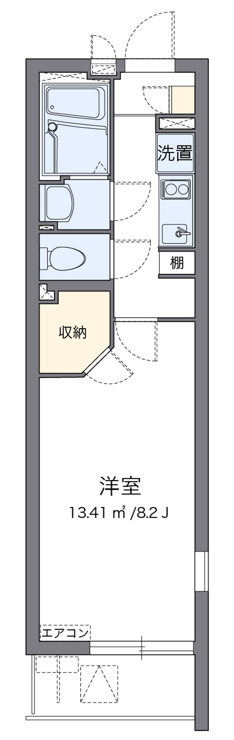 クレイノビッグアロー 間取図