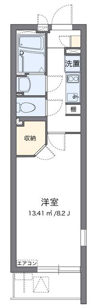 クレイノビッグアロー 間取り図