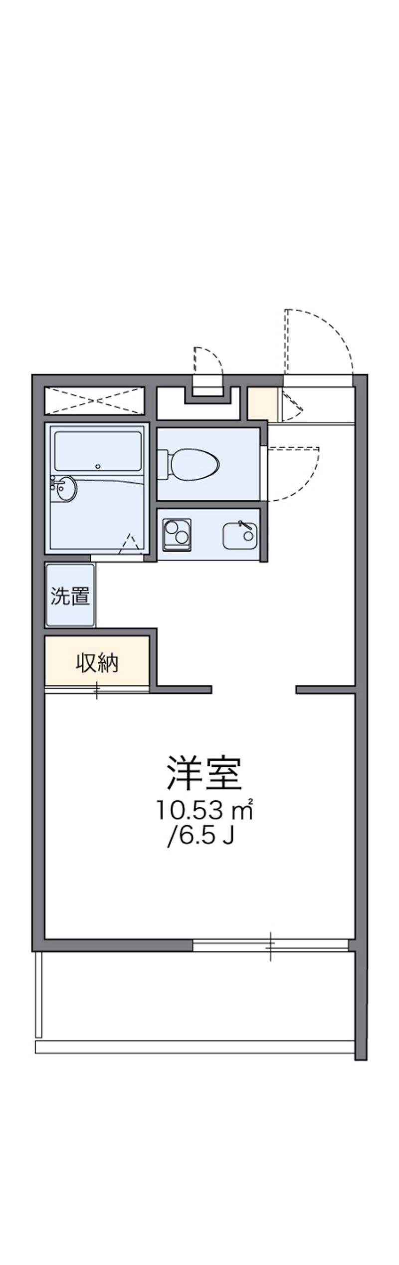 レオパレスＨａｐｐｙＦｉｅｌｄ 間取り