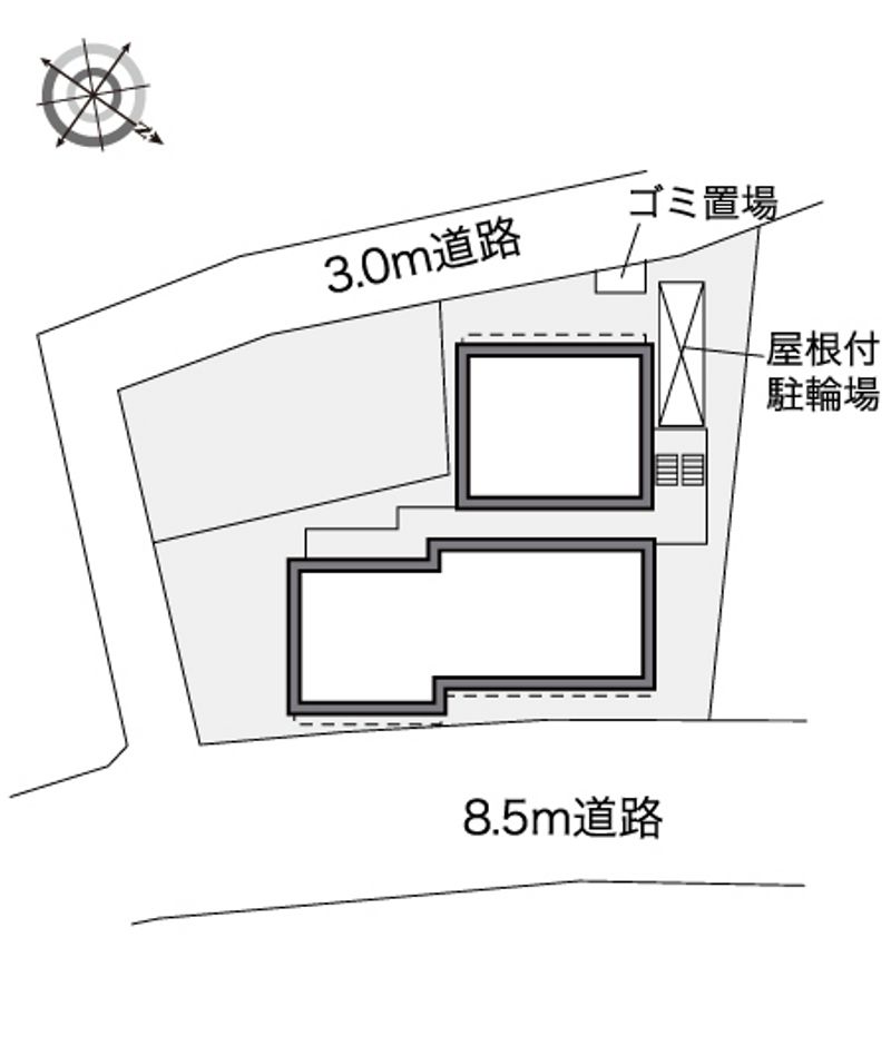 レオパレスアルプス 配置図