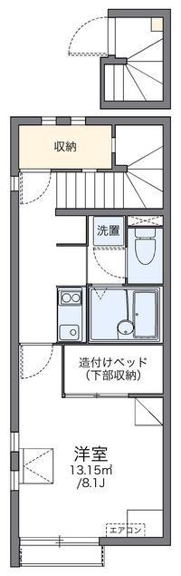 レオネクストＨＩＧＨＷＯＯＤⅡ 間取り図