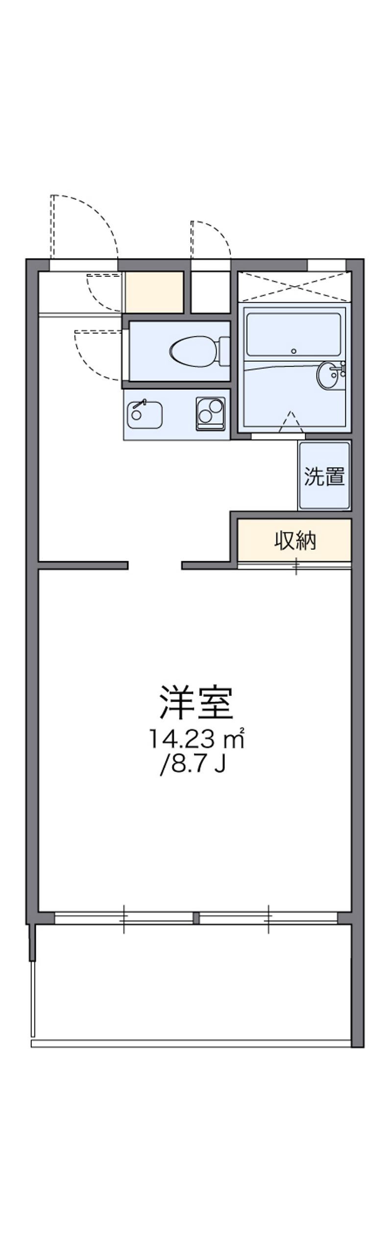 レオパレスＰｅａｌ　Ｓｑｕａｒｅ 間取図